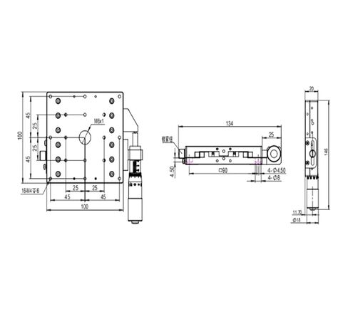 الدقة XY المرحلة LSD-100251R دليل الوضع الصحيح التعديل الدقيق الأصلي in Kuwait