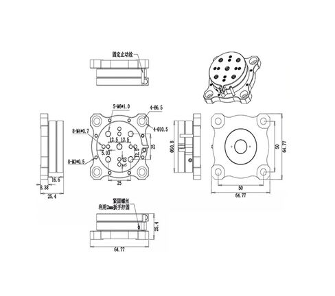 طاولة إمالة دوارة دقيقة R-TSX-B منصة زاوية دقيقة أصلية in Kuwait