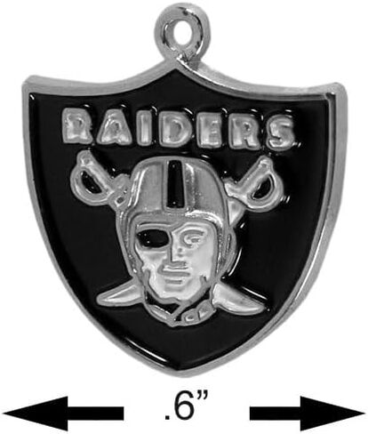 أقراط هوجي هوب من Siskiyou Sports NFL Las Vegas Raiders، ألوان الفريق، مقاس واحد in Kuwait