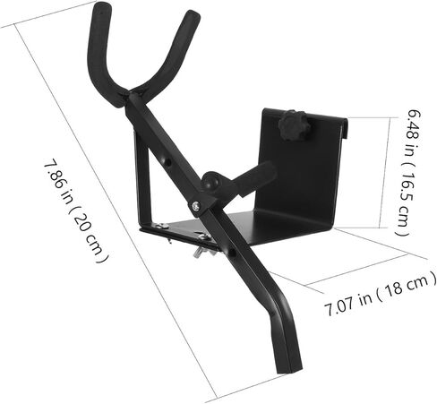 حامل تثبيت على الحائط من ألتو ساكسفون، حامل معدني، خطاف، ملحقات الساكسفون، تخزين ساكس موفر للمساحة للتعليق على الحائط in Kuwait