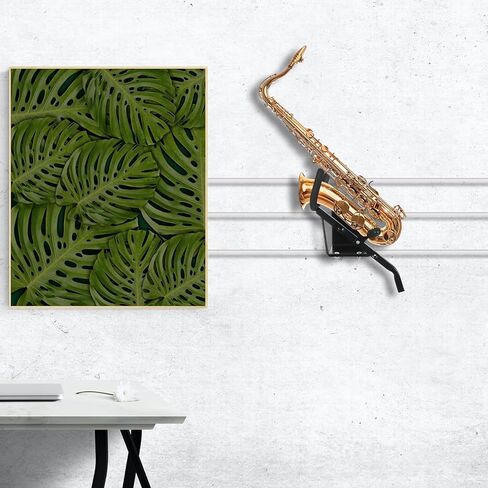 حامل تثبيت على الحائط من ألتو ساكسفون، حامل معدني، خطاف، ملحقات الساكسفون، تخزين ساكس موفر للمساحة للتعليق على الحائط in Kuwait