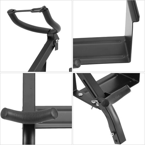 Wall-mounted Saxophone Stand Bracket for Alto and Tenor Saxophones, Wind Instrument Hook Holder with Slot Panel, Musical Instrument Display Rack for Home Use in Kuwait