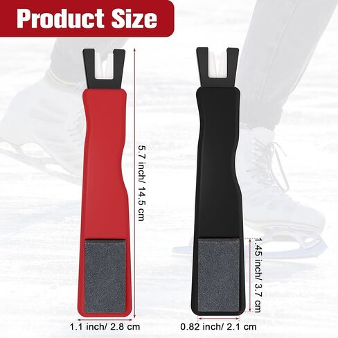 2PCS Ice Skate Blade Sharpener, Hockey Skate Sharpener Tool for Protecting in Saudi Arabia