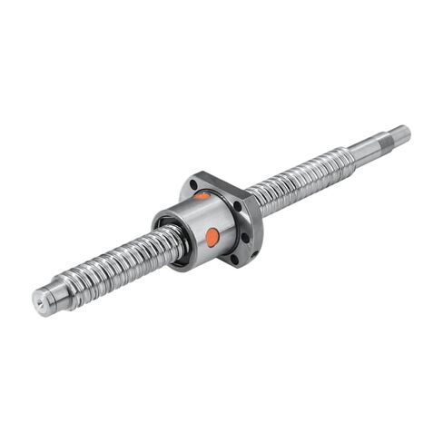 RM2505 BallScrew SFU2505 200-2550 mm 25mm Ball Screw C7 with 2505 2510 Flange Single/Double Nut BK/BF20 end machined(SFU2510 Single nut,1450mm) in Kuwait