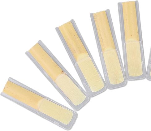 Bb Saxophone Reeds Bb Soprano Sax Reeds 2.5 Strength Professional Saxophone Reeds with Unfiled Design for Beginners Professionals(10PCS) in Kuwait