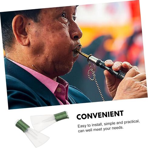 Totority 2pcs Suona Mouthpiece Replacements Professional Plastic Resin Whistle for Chinese Suona Instrument Loud Sound Musical Accessories for Beginners and Pros in Saudi Arabia