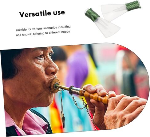Totority 2pcs Suona Mouthpiece Replacements Professional Plastic Resin Whistle for Chinese Suona Instrument Loud Sound Musical Accessories for Beginners and Pros in Saudi Arabia