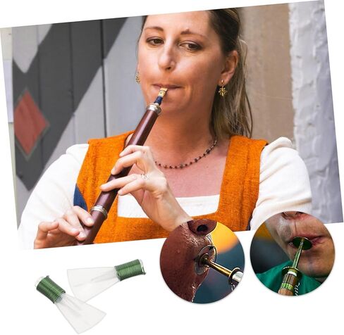 Totority 2pcs Suona Mouthpiece Replacements Professional Plastic Resin Whistle for Chinese Suona Instrument Loud Sound Musical Accessories for Beginners and Pros in Saudi Arabia