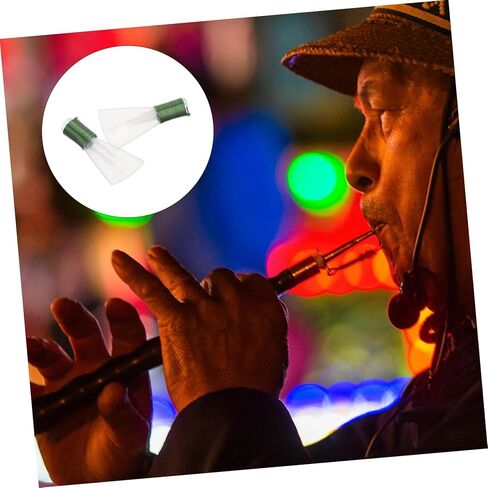 Totority 2pcs Suona Mouthpiece Replacements Professional Plastic Resin Whistle for Chinese Suona Instrument Loud Sound Musical Accessories for Beginners and Pros in Saudi Arabia