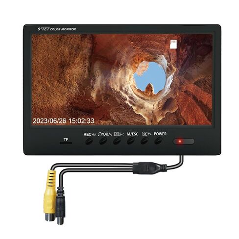 شاشة بديلة Anysun 9 بوصة لوضع كاميرا الصرف الصحي 9DX7 و9DX1، شاشة LCD عالية الدقة، متوافقة مع نظام كاميرات فحص الأنابيب Anysun HBUDS-CR110-9DX7 / 9DX1 in Saudi Arabia