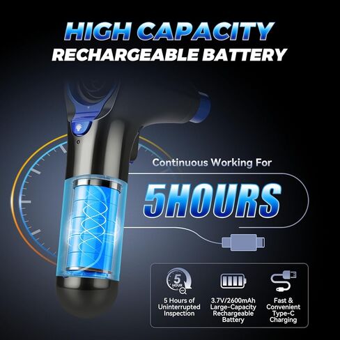 4-Way 360° Articulating Borescope with 6 Light, Endoscope Camera with 6.2mm Probe, 8X Zoom Inspection Camera for Automotive Engine Pipe HVAC in Kuwait