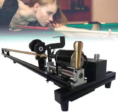 Billiard Cue Stick Repairer - 7 in 1 Multifunctional Snooker Cue Repairing Machine for Club Straightening and Leather Replacement with Tips Clamp Repair Tool in Kuwait