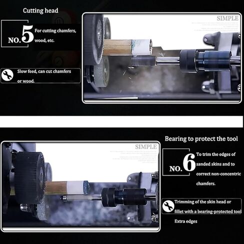 Billiard Cue Stick Repairer - 7 in 1 Multifunctional Snooker Cue Repairing Machine for Club Straightening and Leather Replacement with Tips Clamp Repair Tool in Kuwait