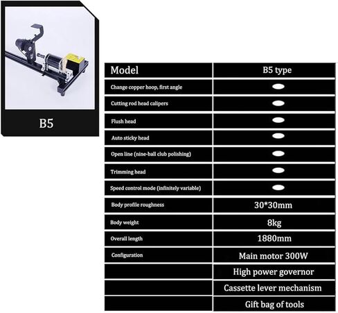 Billiard Cue Stick Repairer - 7 in 1 Multifunctional Snooker Cue Repairing Machine for Club Straightening and Leather Replacement with Tips Clamp Repair Tool in Kuwait