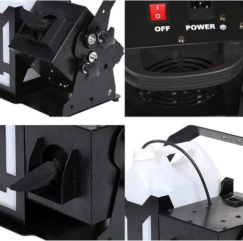 1500W Portable Snow Machine with Remote Control, Snow Effects, Suitable for Stage Effects, Christmas, Weddings, Parties. in Saudi Arabia