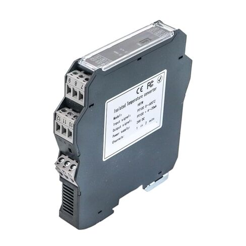 1pcs 18-30V DC Resistance Pt100 Input Analog 0-10V Output Temperature Signal Converter PT1000-50-300C PT100-200-850C(Out 4-20MA_T 0-400C) in Kuwait