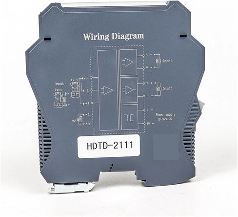 1 in 2 Out 18-30Vdc Power Rtd Thermocouple Temperature Transmitter Temperature Analog Signal Isolator with Multi-Channel(TC S 0-1600C) in Kuwait