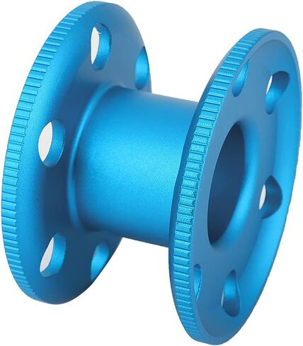 بكرة بكرة إصبع الغوص من سبائك الألومنيوم، سوداء، حجم صغير - مقاومة متينة للتآكل، استخدام مريح مع القفازات، مثالية للغوص الفني والكهف (أزرق) in Kuwait