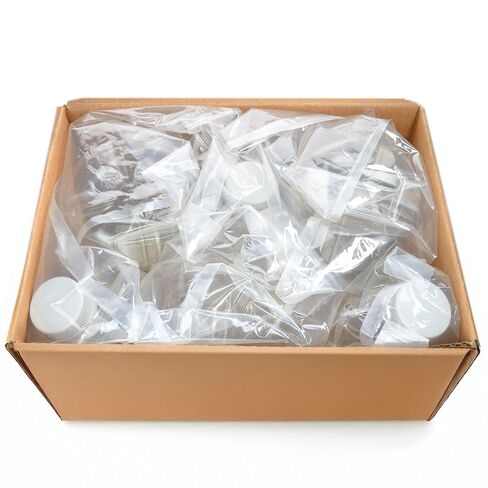 Eisco - Pack of 6, 1L Sterile Polycarbonate Erlenmeyer Flasks, Non-Vented, Baffled Bottom, Gamma Sterilized, USP Class VI, Lab-Grade, Mixing, Cell Culture, Shaker Compatible in Saudi Arabia