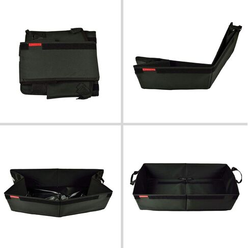 Picnic at Ascot Clemson University Licensed Tigers Heavy Duty Rigid Base Trunk Organizer -70 LB Capacity - Adjustable Dividers - 30" wide x 15" deep - Designed & Quality Approved in the USA in Saudi Arabia