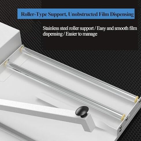 2-in-1 Shrink Wrap Machine with Heat Gun, Adjustable 9 Temp Levels, Fast 1-2s Sealing, Compatible with PVC & POF Film, Efficient Hand Wrapping Sealer (SKA600) in Saudi Arabia