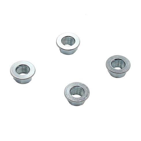 12mm M12 x 1.25mm Exhaust Manifold Self Locking Nuts Hex w/Flange Pack of 4 in Saudi Arabia