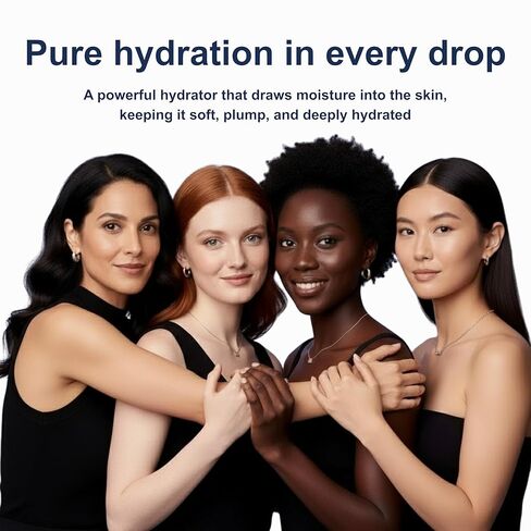 Hyaluronic Acid Serum with Vitamin B5 for Face | Lightweight Hydrating Face Serum for Dry & Sensitive Skin | 4 Types of HA at 2% with Vitamin C & E | Oil-Free & Fragrance-Free, 4 fl oz in Saudi Arabia