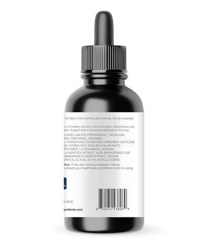 Hyaluronic Acid Serum with Vitamin B5 for Face | Lightweight Hydrating Face Serum for Dry & Sensitive Skin | 4 Types of HA at 2% with Vitamin C & E | Oil-Free & Fragrance-Free, 4 fl oz in Saudi Arabia