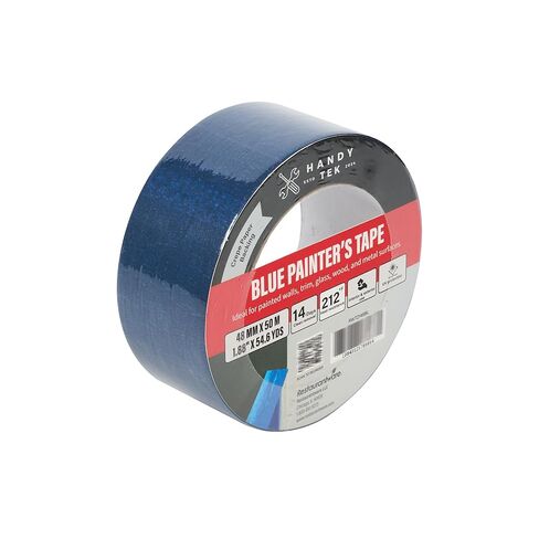 Restaurantware Painter Tape 2 Inch x 54 Yards 1 Roll Multi-Surface Blue Masking Tape Sticks for Upto 6 Days, Hand Tearable Without Leaving Residue Rubber Adhesion for Indoor Painting Use in Saudi Arabia