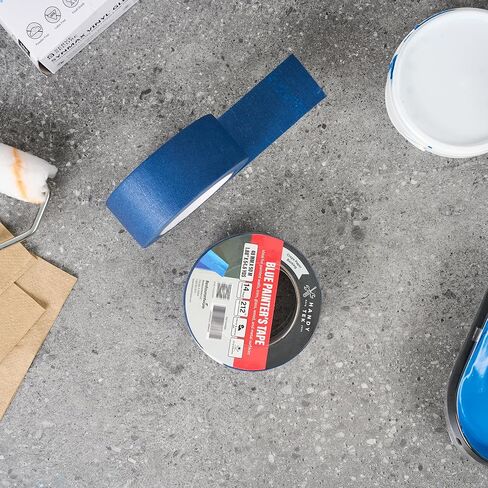 Restaurantware Painter Tape 2 Inch x 54 Yards 1 Roll Multi-Surface Blue Masking Tape Sticks for Upto 6 Days, Hand Tearable Without Leaving Residue Rubber Adhesion for Indoor Painting Use in Saudi Arabia