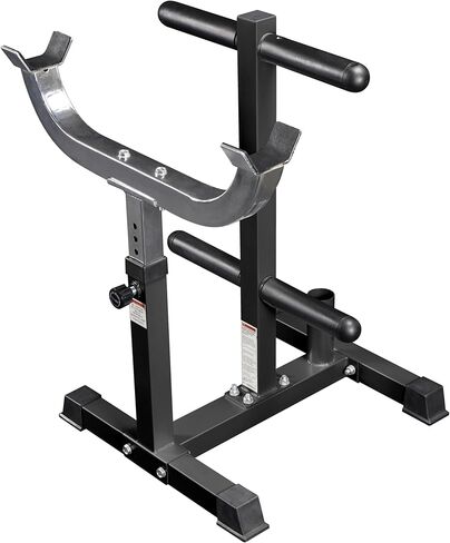 Valor Fitness Adjustable Standing Curl Station – Home Gym Arm Training Equipment for Preacher Curls with Barbell and Olympic Plate Support in Kuwait