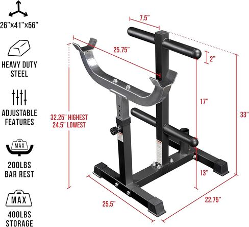 Valor Fitness Adjustable Standing Curl Station – Home Gym Arm Training Equipment for Preacher Curls with Barbell and Olympic Plate Support in Kuwait