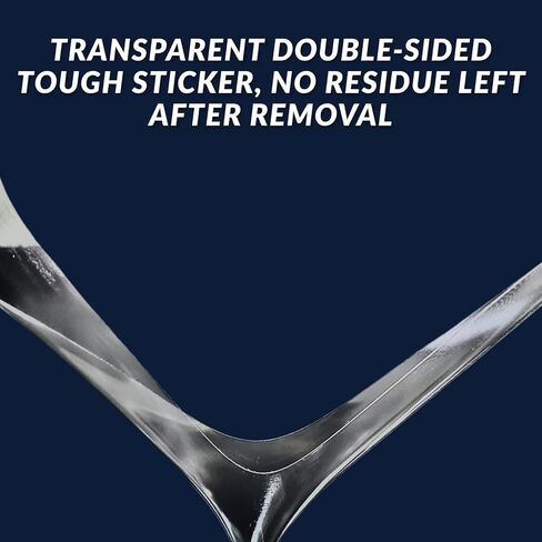 12 قطعة شريط مزدوج الجوانب لشريط تثبيت Ring Video Doorbell (الجيل الثاني) - شريط مزدوج الجوانب مقطوع مسبقًا | لا حفر ولا براغي | لاصق قوي للغاية للخشب والطوب والمعادن والجدران المطلية in Kuwait