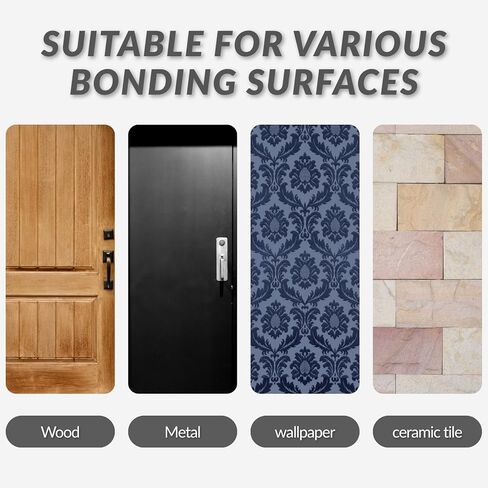 12 قطعة شريط مزدوج الجوانب لشريط تثبيت Ring Video Doorbell (الجيل الثاني) - شريط مزدوج الجوانب مقطوع مسبقًا | لا حفر ولا براغي | لاصق قوي للغاية للخشب والطوب والمعادن والجدران المطلية in Kuwait