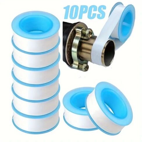 Thread Seal Tapes for Plumbers, Sealant Tape for Leak Water Pipe Thread(1/2-118inch-10Roll) in Saudi Arabia