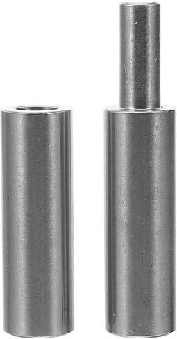 Luxshiny قابلة للحام من الفولاذ المقاوم للصدأ 304 مفصلات أسطوانية أسطوانية 16 × 100 مم مفصل باب معدني للخزانة والبوابة الصناعية مع دبوس قابل للفصل مناسب للاستخدام المنزلي والمقطورة in Kuwait