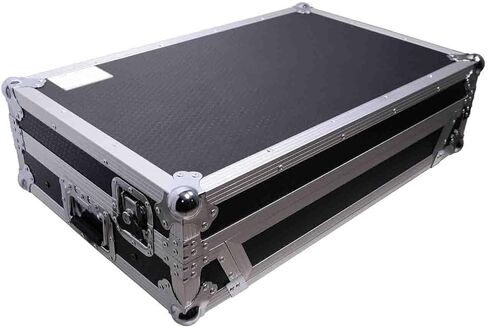 ProX XS-DDJFLX10WLT Flight Style Road Case for Pioneer DDJ-FLX10 DJ Controller| Environment-Friendly | Honeycomb Digital Surface | Heavy-Duty Protection Silver Hardware| Black color/Black Finish in Kuwait
