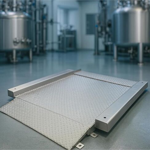 Liberty LS-917-SS-R Premium Stainless Steel Drum Scale | 30" x 30" | 10.000 lb x 2 lb in Saudi Arabia