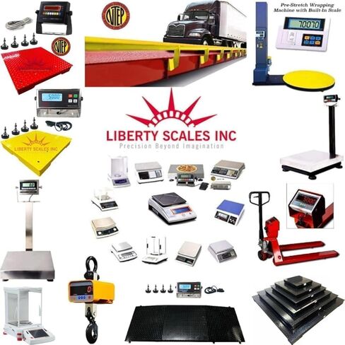 Liberty LS-917-SS-R Premium Stainless Steel Drum Scale | 30" x 30" | 10.000 lb x 2 lb in Saudi Arabia