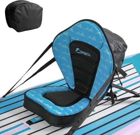 UPWELL Kayak Seat, Paddle Board Seat with Back Support for Kayak, Canoe, Sup Kayak Accessories, Black in Kuwait