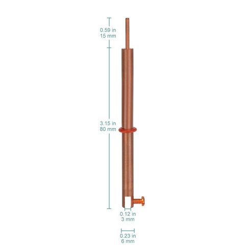 stonylab Copper Electrode Holder, All-Cu Clamp, 0.1-3mm Clampable Thickness, GDMS Tested for Electrochemistry in Saudi Arabia