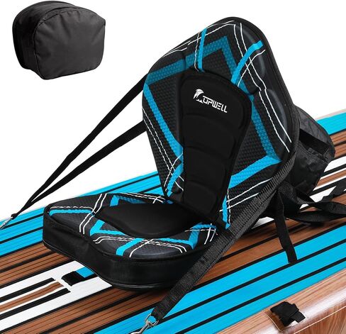 UPWELL Kayak Seat, Paddle Board Seat with Back Support for Kayak, Canoe, Sup Kayak Accessories, Black in Kuwait