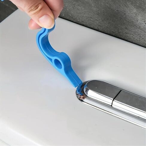 1pcs Hand-held Groove Gap Cleaning Tools Door Window Track Kitchen Cleaning Brushes (Blue) in Saudi Arabia