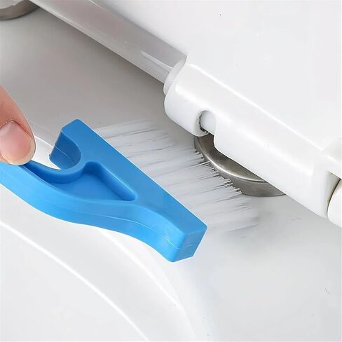 1pcs Hand-held Groove Gap Cleaning Tools Door Window Track Kitchen Cleaning Brushes (Blue) in Saudi Arabia