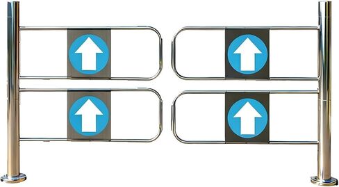 Oneway Safety Swing Gate Universal Metal Swing Safety Gate for Library Store Shopping Malls Import Export(1.1m) in Kuwait