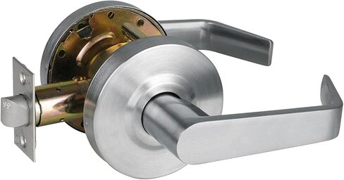 رافعة باب الدخول التجارية الثقيلة من NEWBANG من الدرجة 2 ADA مدرجة في قائمة UL ومصنفة ضد الحريق لمدة 3 ساعات، الكروم الساتان 26D، اليد اليسرى واليمنى، MD-C2-1ET-1P in Kuwait