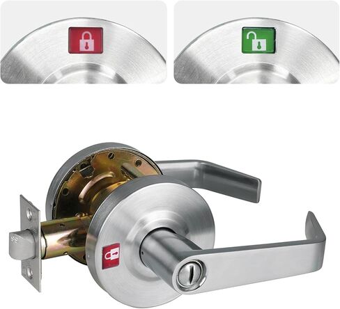 NEWBANG Grade 2 ADA Commercial Heavy Duty Entry Door Lever UL Listed and 3 Hour Fire Rated, Satin Chrome 26D, Left and Right Handed,MD-C2-1ET-1P in Saudi Arabia