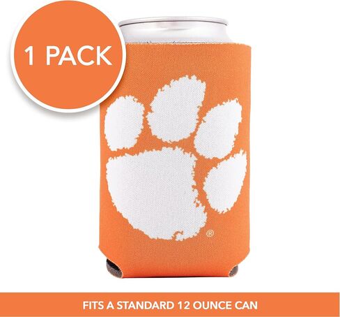 Desert Cactus Clemson University Can Insulator Tigers Beverage Cooler 1 Pack Foam 12oz Can Holder Single Sided (Design A) in Saudi Arabia