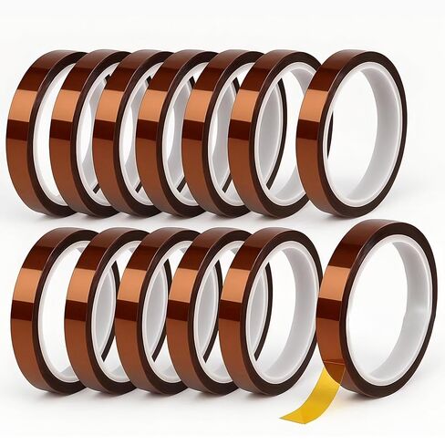 11 PCS Heat Tape for Sublimation, 10mm x 33m (108ft) High Temperature Heat Resistant Transfer Tape for Heat Press, Electronics, Soldering, No Residue in Saudi Arabia