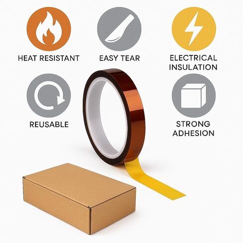 11 PCS Heat Tape for Sublimation, 10mm x 33m (108ft) High Temperature Heat Resistant Transfer Tape for Heat Press, Electronics, Soldering, No Residue in Saudi Arabia